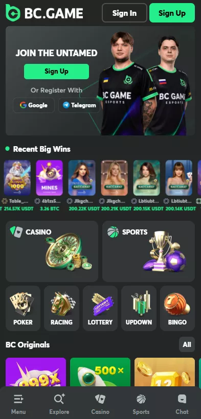 BC.Game Casino sans Verification 2026